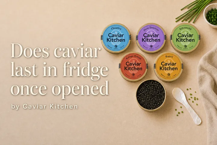 How long does caviar last in fridge once opened? | Caviar Kitchen
