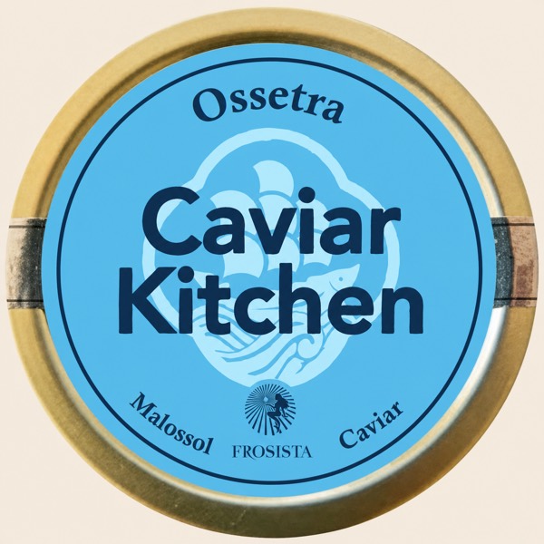 Ossetra caviar tin